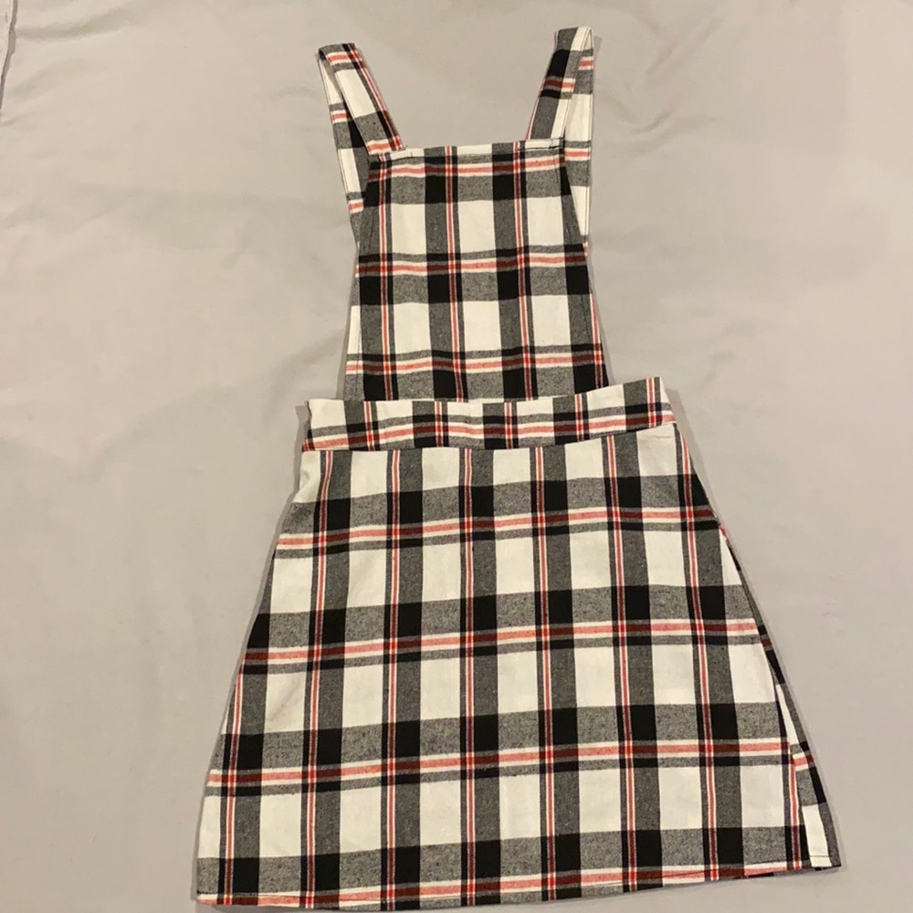 Plaid SHEIN Overall Dress
